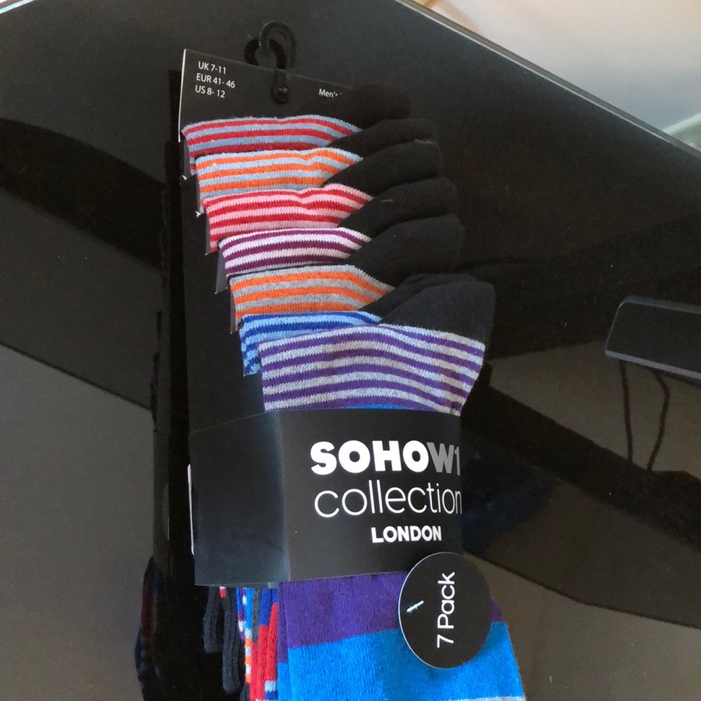7 pack brand new men’s socks !